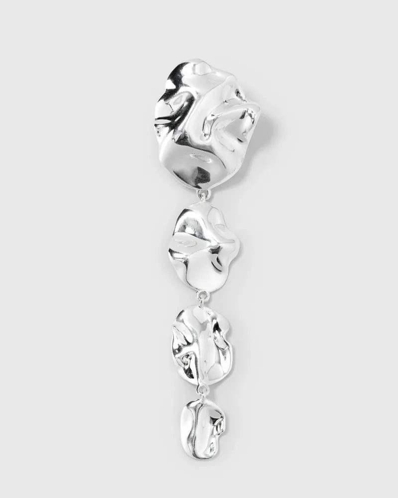 Örhängen Syster P Moulded Long Single Earring Silver ES1276
