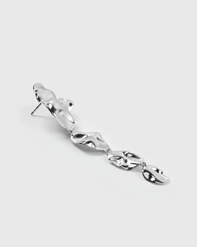 Örhängen Syster P Moulded Long Single Earring Silver ES1276