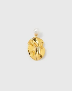 Örhängen Syster P Moulded Short Single Earring Gold