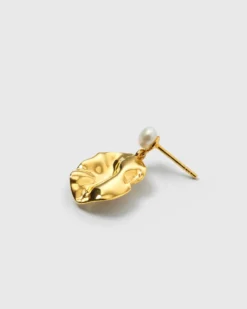 Örhängen Syster P Moulded Short Single Earring Gold