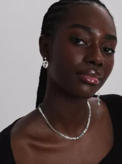 Örhängen Syster P Moulded Short Single Earring Silver