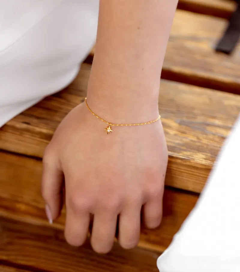 Armband Syster P North Star Guld