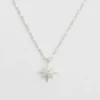 Halsband Syster P North Star Kort Silver