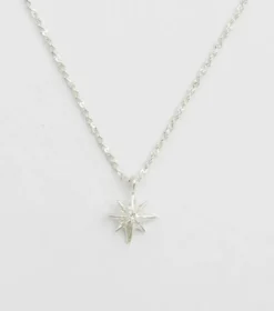 Halsband Syster P North Star Kort Silver