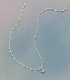 Halsband Syster P North Star Kort Silver