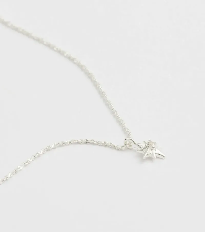 Halsband Syster P North Star Kort Silver