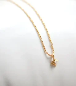 Halsband Syster P North Star Kort Guld