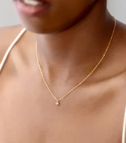 Halsband Syster P North Star Kort Guld