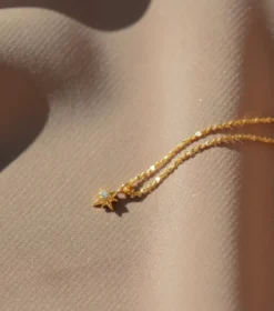 Halsband Syster P North Star Kort Guld