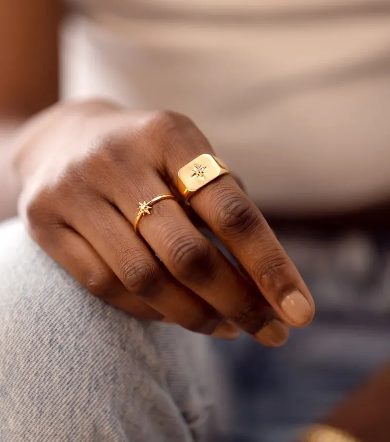 Ringar Syster P North Star Small Ring Guld