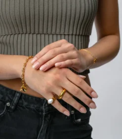 Armband Syster P Paxton Heavy Guld