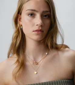 Halsband Syster P Paxton Kort Guld