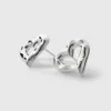 Örhängen Syster P Puff Heart Silver