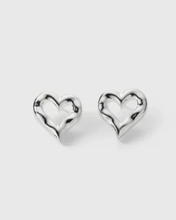 Örhängen Syster P Puff Heart Silver