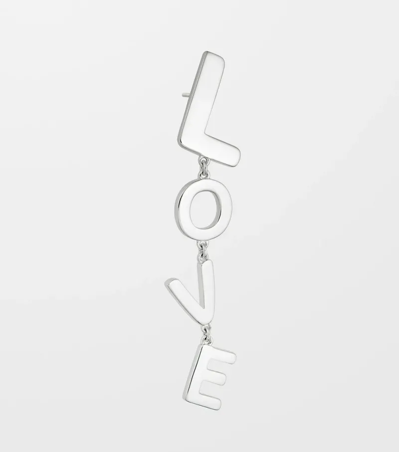 Örhängen Syster P Örhänge True Love BIG L Single Silver (Mega kampanj)