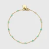 Armband Syster P Santa Monica Guld Green Onyx