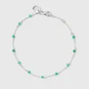 Armband Syster P Santa Monica Silver Green Onyx