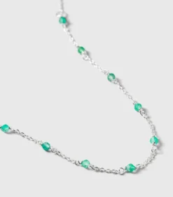 Armband Syster P Santa Monica Silver Green Onyx