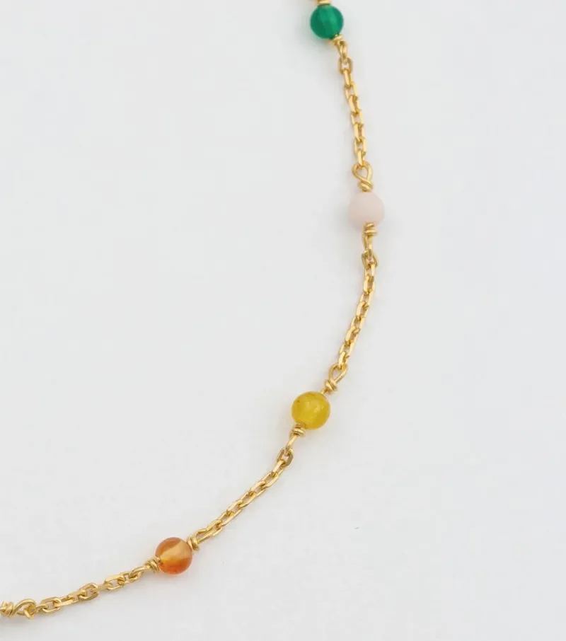 Armband Syster P Santa Monica Multicolor Guld
