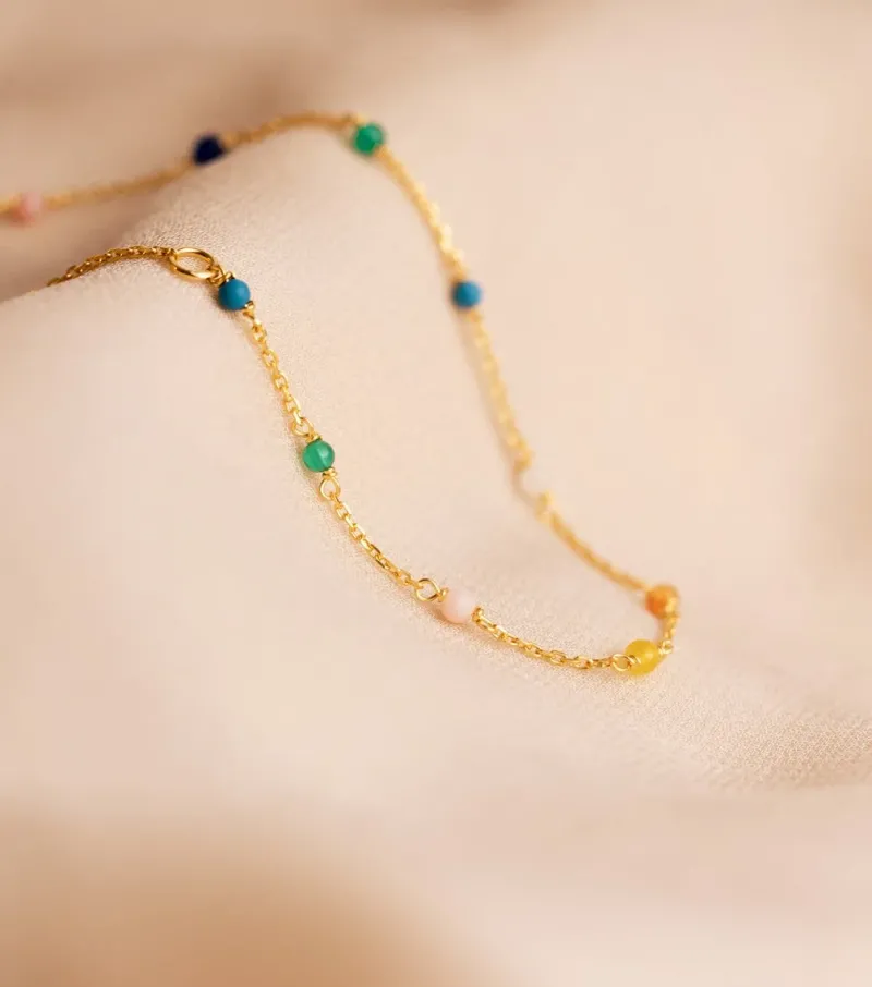 Armband Syster P Santa Monica Multicolor Guld
