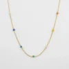 Halsband Syster P Santa Monica Multicolor Guld
