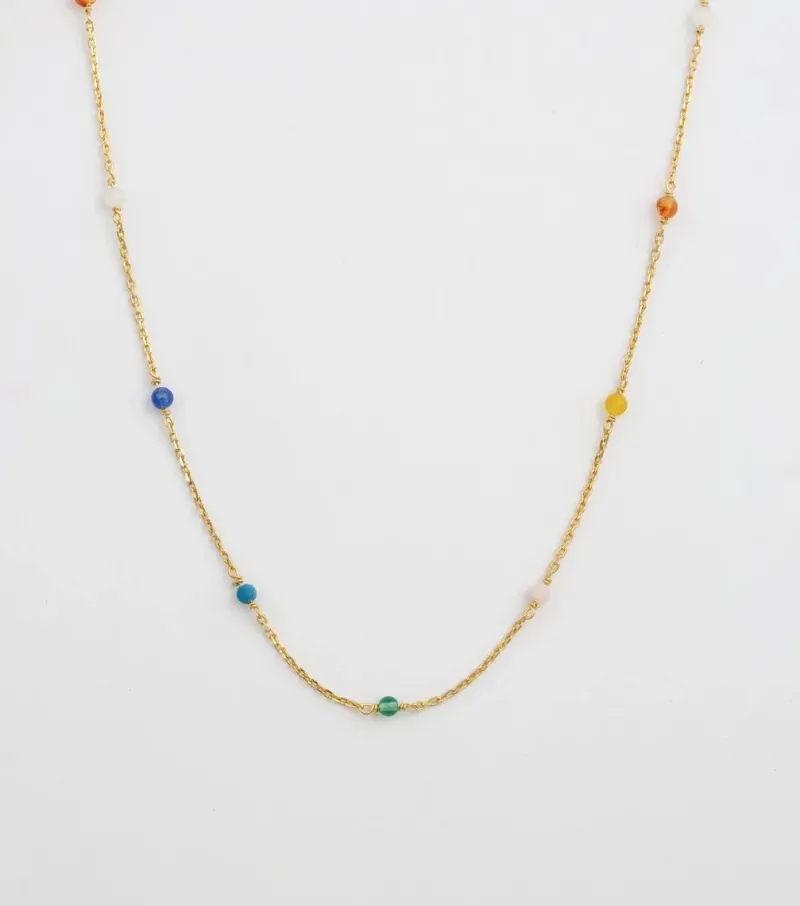 Halsband Syster P Santa Monica Multicolor Guld