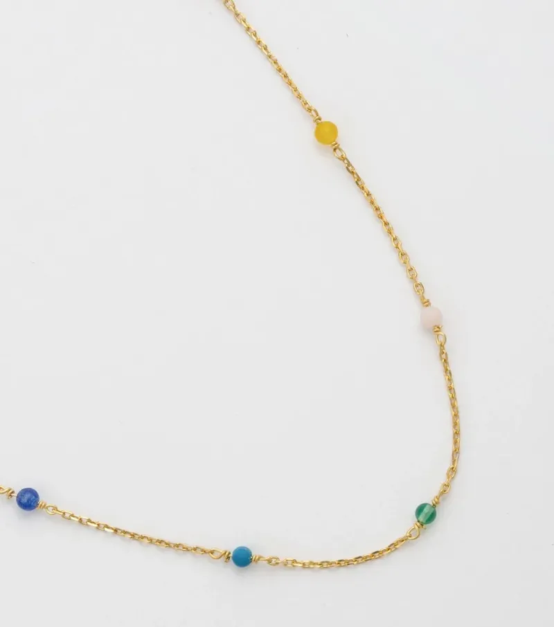 Halsband Syster P Santa Monica Multicolor Guld