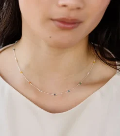 Halsband Syster P Santa Monica Multicolor Silver