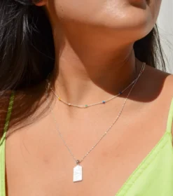 Halsband Syster P Santa Monica Multicolor Silver