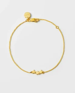 Armband Syster P Snap Triple Star Guld