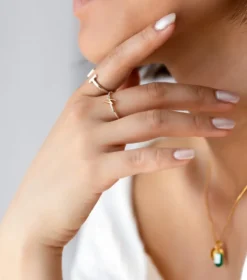 Ringar Syster P Strict Plain Bar Ring Silver