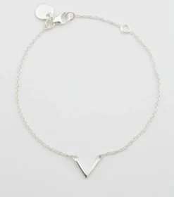 Armband Syster P Strict Plain V Silver (Mega kampanj)