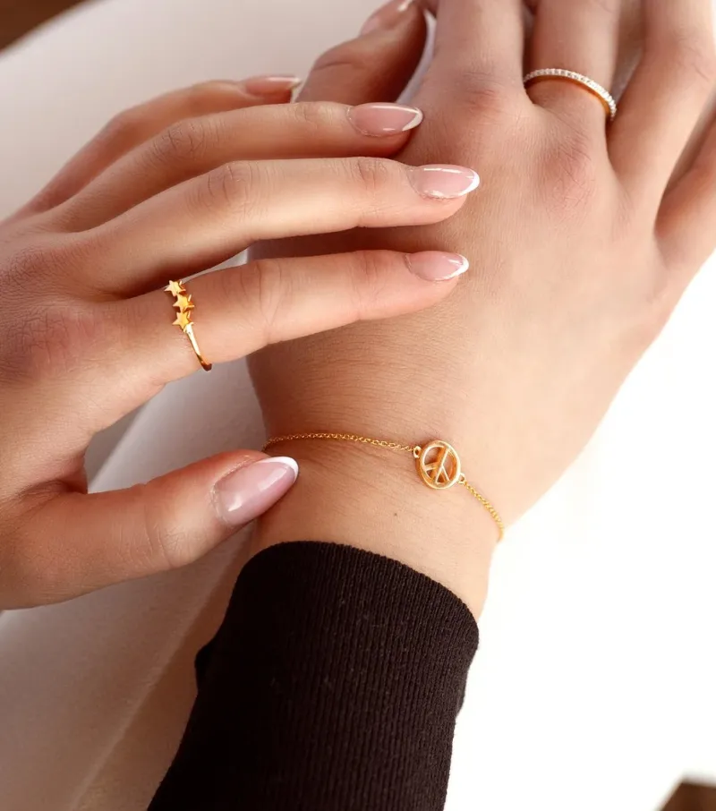 Ringar Syster P Tiny Sparkle Ring Guld