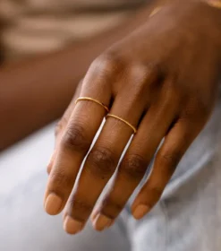 Ringar Syster P Tiny Twisted Ring Guld