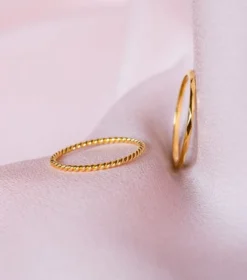 Ringar Syster P Tiny Ultrathin Ring Guld