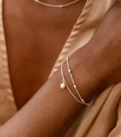 Armband Syster P Treasure Multi Pearl Silver