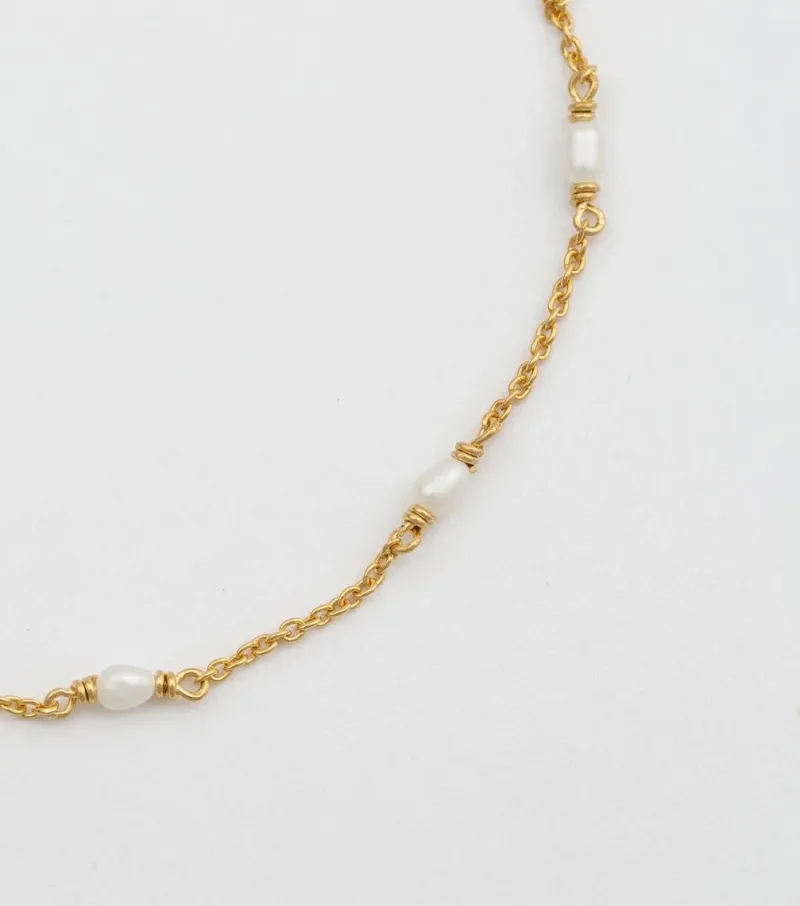 Armband Syster P Treasure Multi Pearl Guld