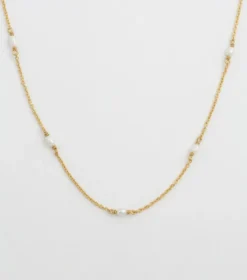 Halsband Syster P Treasure Multi Pearl Guld