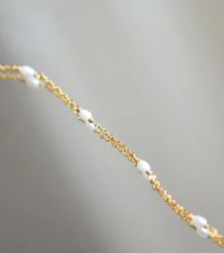 Halsband Syster P Treasure Multi Pearl Guld