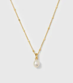 Halsband Syster P Treasure Single Pearl Guld