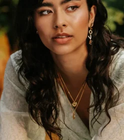 Halsband Syster P True Love Hjärta Guld