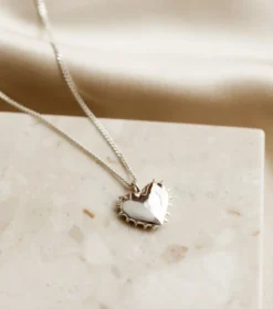 Halsband Syster P True Love Hjärta Silver