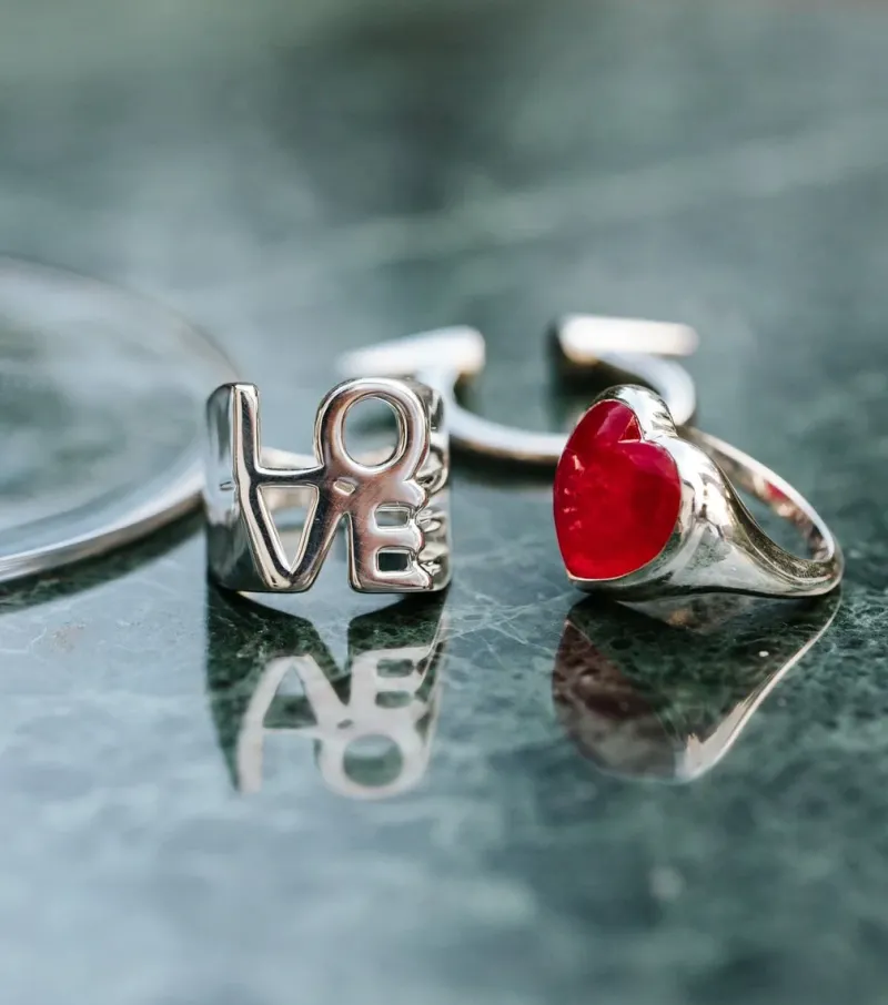 Ringar Syster P True Love Ring Silver
