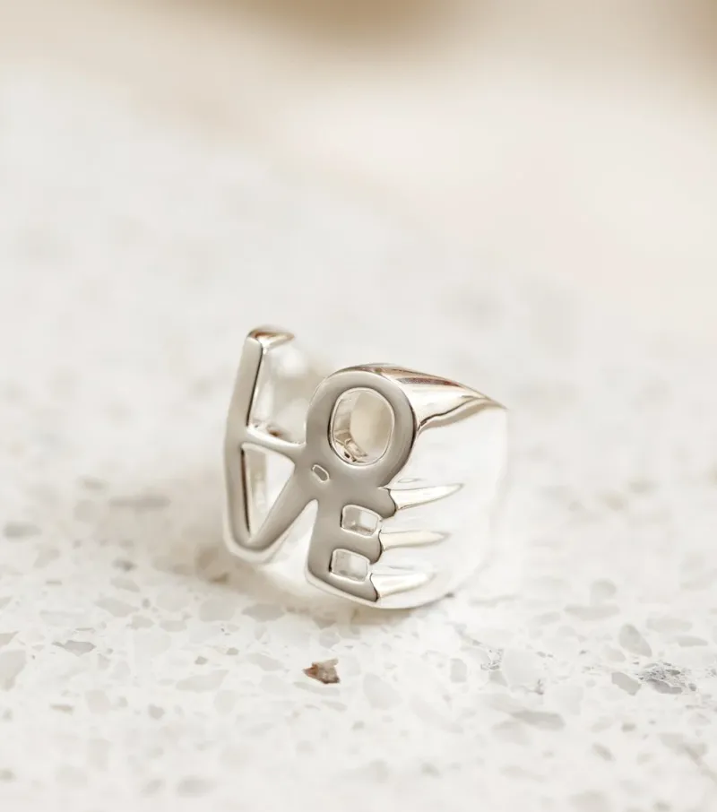 Ringar Syster P True Love Ring Silver
