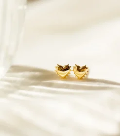 Örhängen Syster P True Love Spike Hjärta Guld