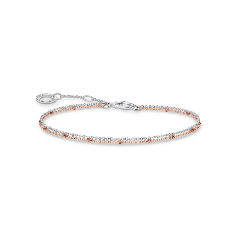 Thomas Sabo Armband dubbelt roséguld – A1997-415-40