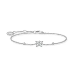 Thomas Sabo Armband fjäril vita stenar – A2028-051-14