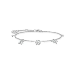 Thomas Sabo Armband fjäril vita stenar – A2027-051-14 (MEGA KAMPANJ)