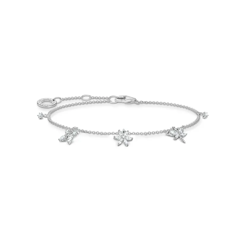 Thomas Sabo Armband fjäril vita stenar – A2027-051-14 (MEGA KAMPANJ)