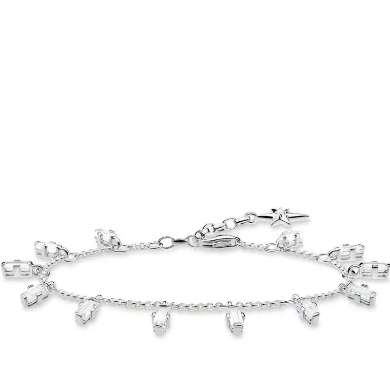 Thomas Sabo Armband Kantiga Stenar med Baguetteslipning – A1917-051-14